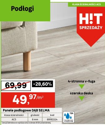 Panele podłogowe DĄB SELMA promocja w Leroy Merlin
