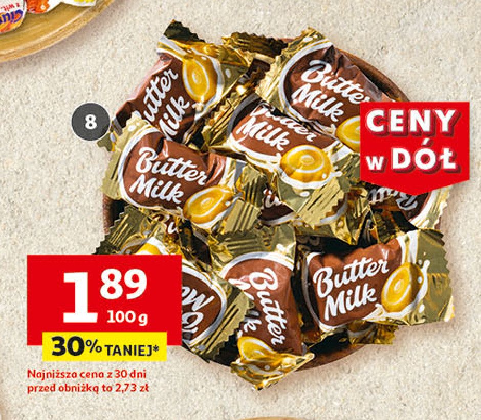 Karmelki mleczne Roshen butter milk promocja