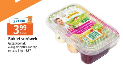 Bukiet surówek Grześkowiak promocja w Leclerc