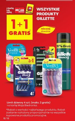 Produkty do golenia wszystkie rodzaje promocja w Biedronka