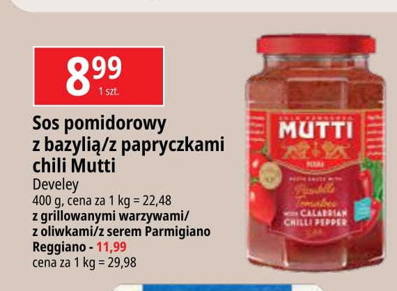 Sos pomidorowy peperoncino chilli Mutti promocja