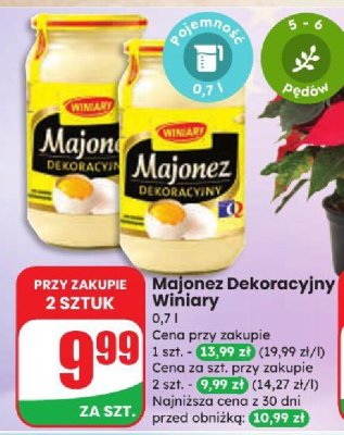 Majonez Dekoracyjny Winiary promocja w Dino