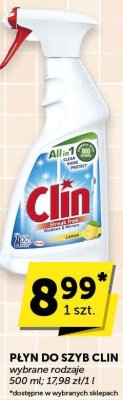 Płyn do szyb Clin promocja w ABC