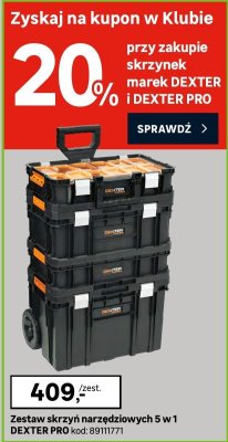 Zestaw skrzyń narzędziowych 5 w 1 promocja w Leroy Merlin