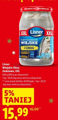 Wiejskie filety śledziowe XXL promocja w Lidl