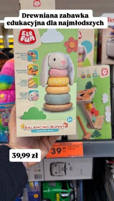 Zabawka edukacyjna Balancing Bunny promocja w Biedronka