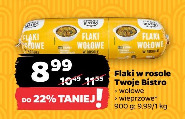 Flaki wołowe w rosole TWOJE BISTRO promocja