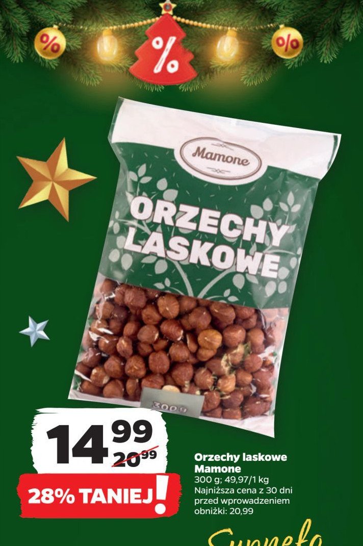 Orzechy laskowe Mamone promocja w Netto