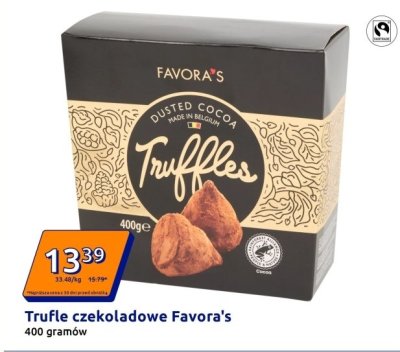Trufle czekoladowe  promocja w Action