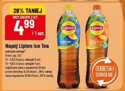 Napój Lipton Ice Tea Fr&t Lw promocja w POLOmarket