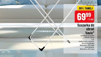 Suszarka do ubrań Vavio promocja w POLOmarket