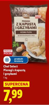Pierogi z kapustą i grzybami  promocja w Lidl
