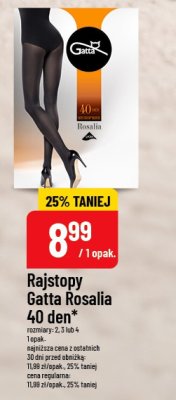 Rajstopy Gatta Rosalia 40 den promocja w POLOmarket