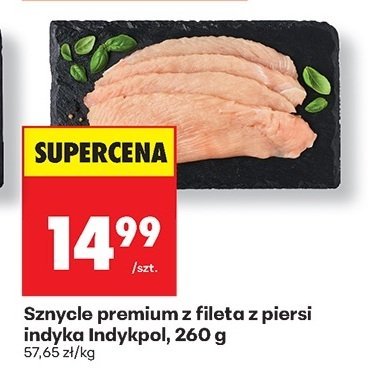 Sznycle premium z fileta z piersi indyka  promocja w Biedronka