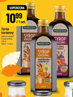 Syrop korzenny wybrane rodzaje Premium Rosa promocja w POLOmarket