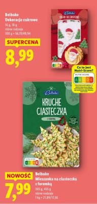 Dekoracje cukrowe Belbake promocja w Lidl
