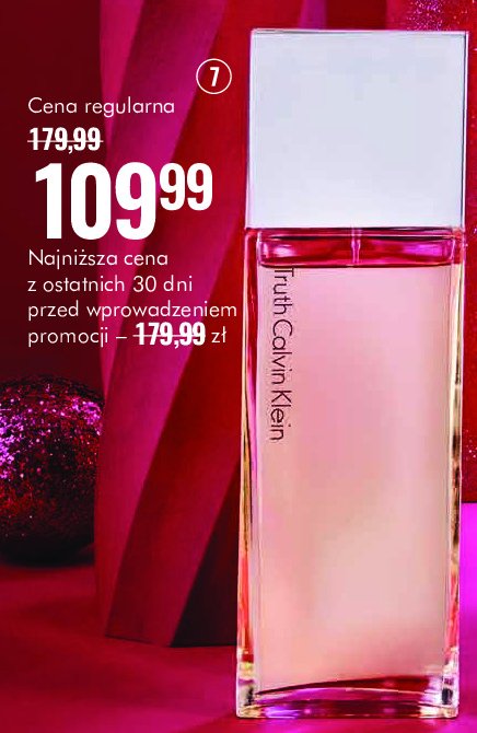 Woda perfumowana Calvin klein truth woman promocja