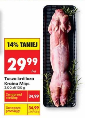 Tusza królicza  promocja w Biedronka