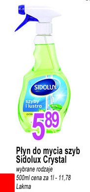 P艂yn do szyb i lustra edycja limitowana Sidolux promocja