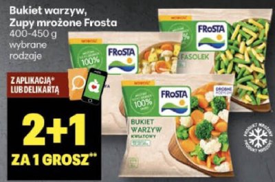 Bukiet warzyw, Zupy mrożone Frosta wybrane rodzaje promocja w Delikatesy Centrum