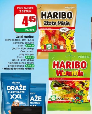 Żelki Haribo Wummis promocja w Dino