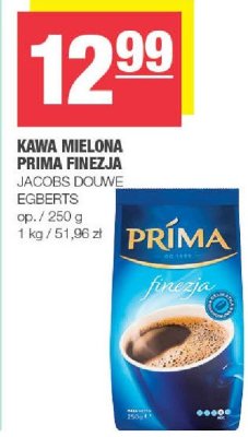 Kawa mielona Prima Finezja Jacobs Douwe Egberts promocja w SPAR