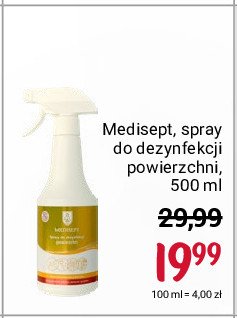 Spray do dezynfekcji powierzchni Medisept promocja