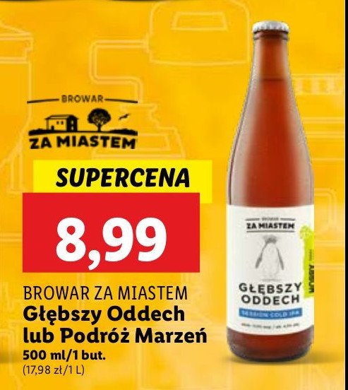 Piwo głębszy oddech Browar za miastem promocja