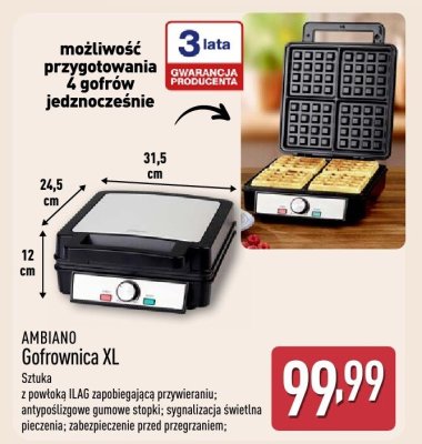  Gofrownica XL promocja w Aldi