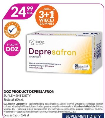 Suplement diety Depresafron promocja w DOZ.PL