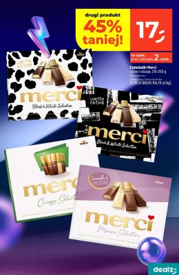 Czekoladki Black & White Selection Merci promocja w Dealz