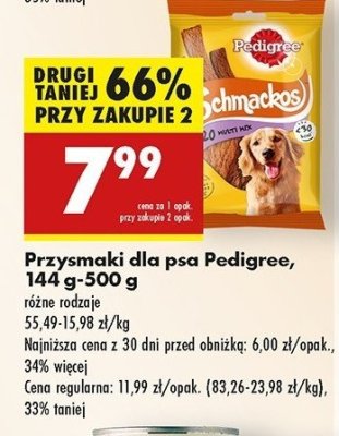 Przysmak dla psa multi Pedigree schmackos promocja