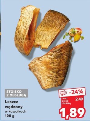 Leszcz wędzony w kawałkach  promocja w Kaufland