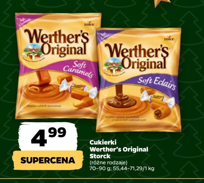 Cukierki soft eclairs Werther's original promocja w Netto