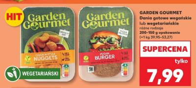 Dania gotowe wegetariańskie lub wegańskie burger promocja w Kaufland