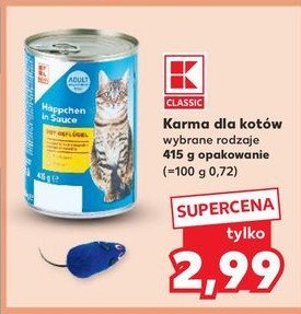 Pasztet dla kotów z kurczakiem K-classic promocja