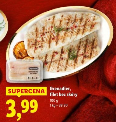 Grenadier, filet bez skóry promocja w Lidl