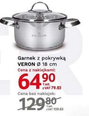 Garnek z pokrywką Veron 18 cm promocja w Selgros