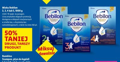 Mleko Bebilon 4, 1000 g promocja w Lidl