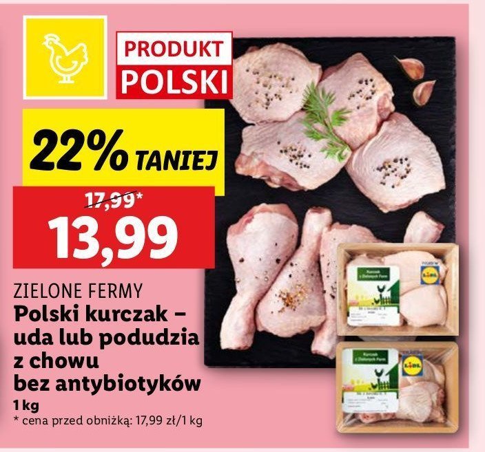 Udo z kurczaka bez antybiotyków Rzeźnik codzienna dostawa promocja w Lidl