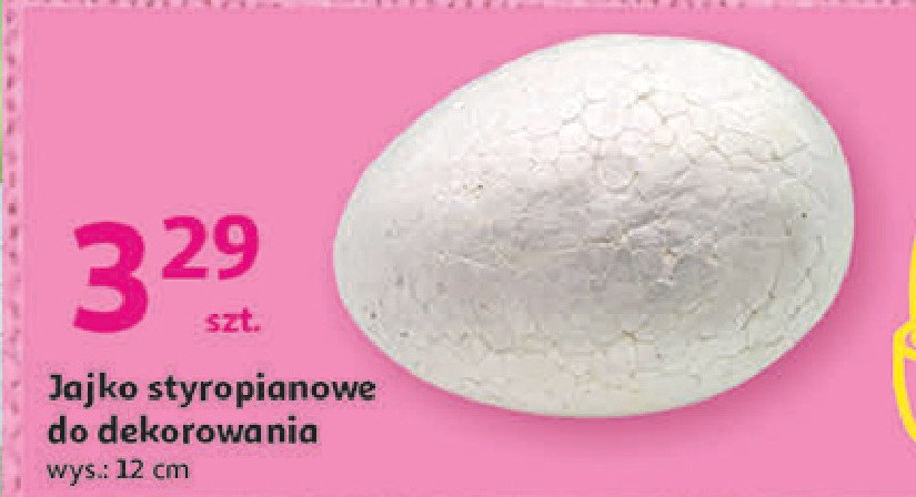 Jajko styropianowe 12 cm promocja