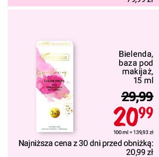 Baza pod makijaż upiększająca Bielenda boost me up promocja