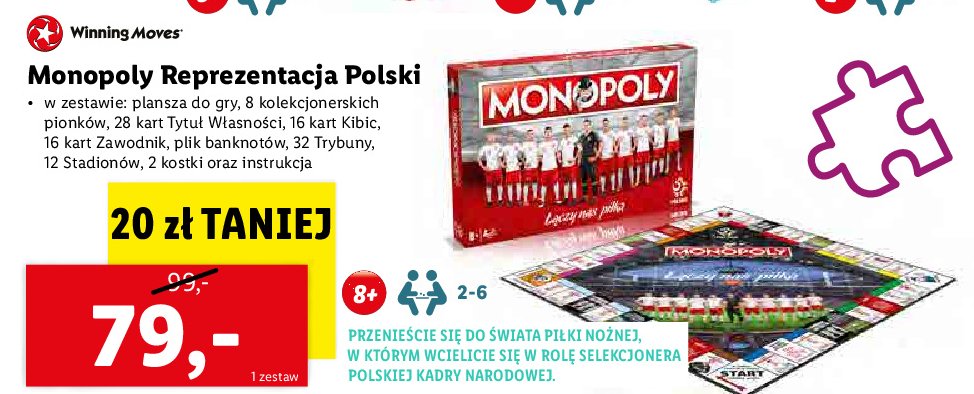 Gra monopoly reprezentacja polski Winning moves promocja