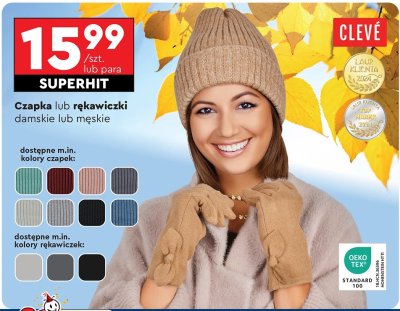 Czapka damska lub męska, różne kolory promocja w Biedronka