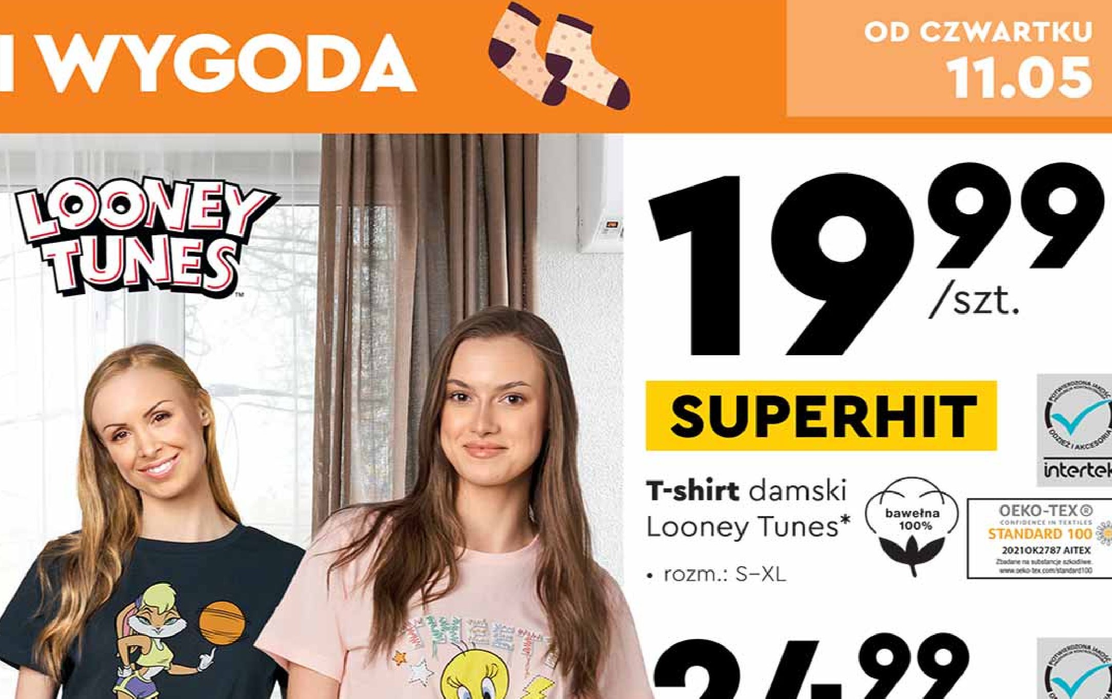 T- shirt damski s-xl looney tunes promocja