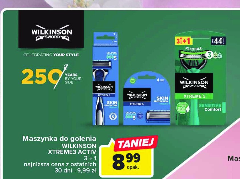 Maszynka do golenia WILKINSON HYDRO 5 SKIN promocja