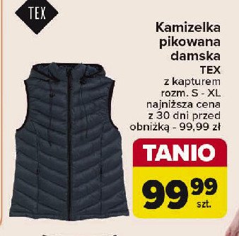 Kamizelka pikowana męska Tex promocja