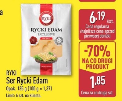 Ser Rycki Edam   promocja w Aldi