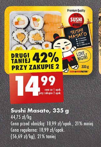 Sushi masato Sushi 4you promocja