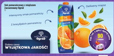 Sok pomarańczowy promocja w POLOmarket
